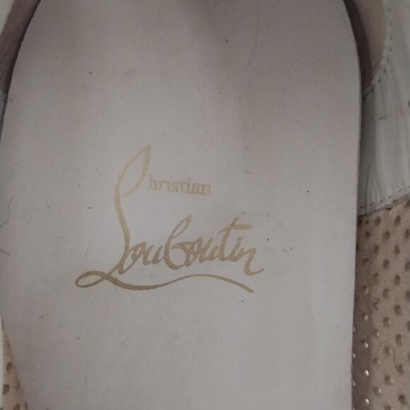 Women's Size US 7 (37) Christian Louboutin Fun Vieira Leather Sneakers - Picture 13 of 15
